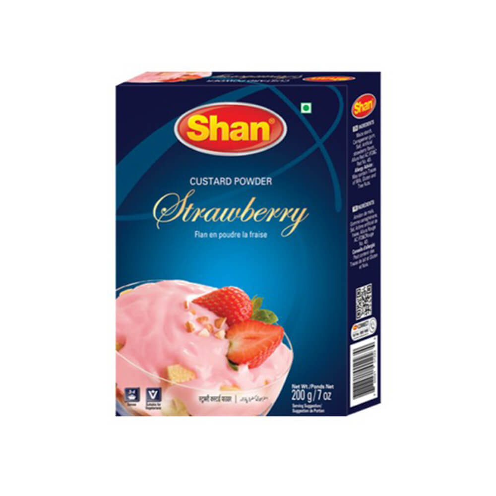 Strawberry Powdered Pudding Shan 200g